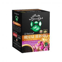 دوغزال چای سیاه بهارنارنج و گل محمدی 100 گرم