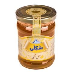 عسل طبیعی شیشه 300 گرمی شکلی