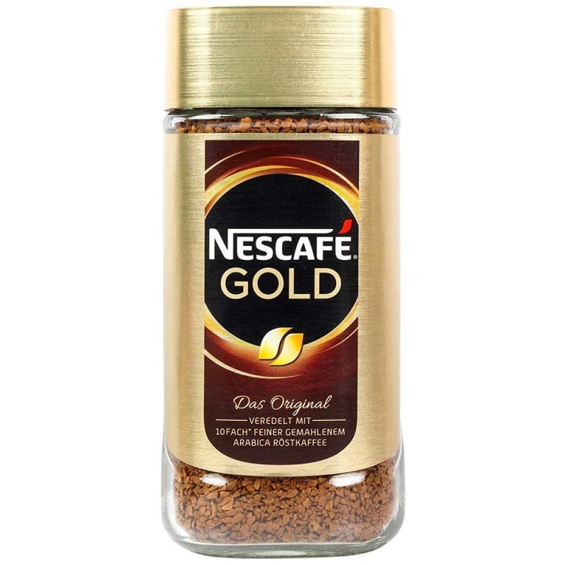 قهوه فوری مارک نسکافه گلد NESCAFE GOLD وزن ۱۹۰ گرم